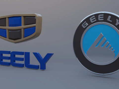 Geely logo 3D Model