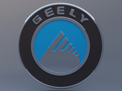 Geely logo 3D 모델