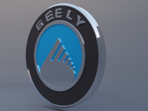 Geely logo 3D 모델