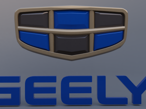 Geely logo 3D 모델
