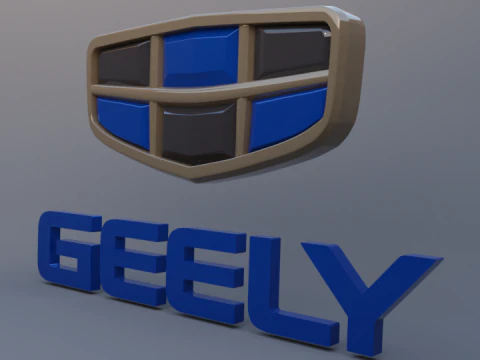 Geely logo 3D Model