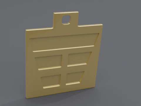 Pingente Bagua gen mk1 Modelo 3D