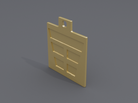 Bagua gen mk1 pendant 3D Model