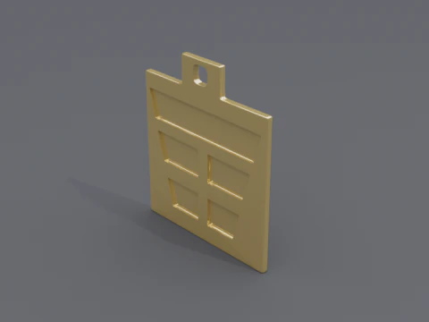 Bagua gen mk1 pendant 3D Model