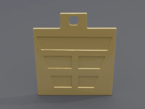 Bagua gen mk1 pendant 3D Model