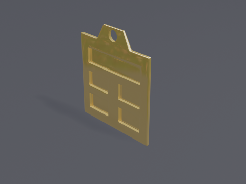 Bagua gen mk2 pendant 3D-Modell