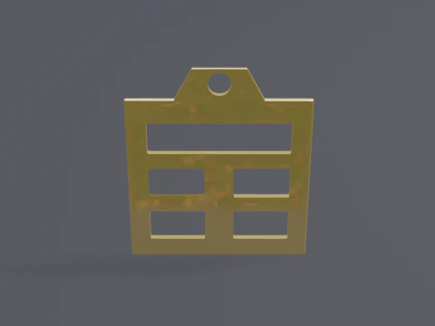 Ciondolo Bagua gen mk3 Modello 3D