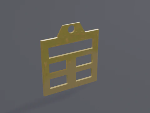Bagua gen mk3 pendant 3D Model