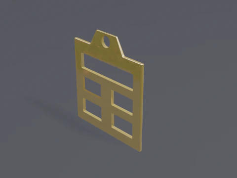 Bagua gen mk3 pendant 3D Model