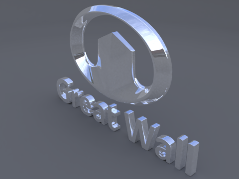 Great wall logo 3D Model