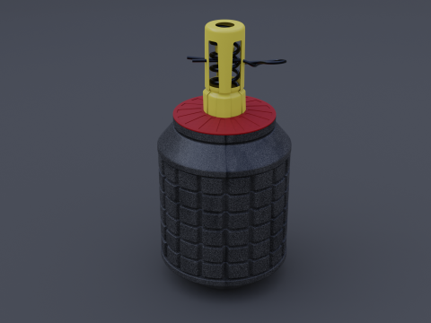 Japanese grenade type 96 3D Model