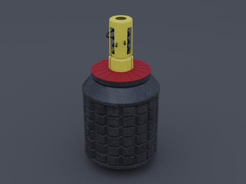 Japanese grenade type 96 3D 模型