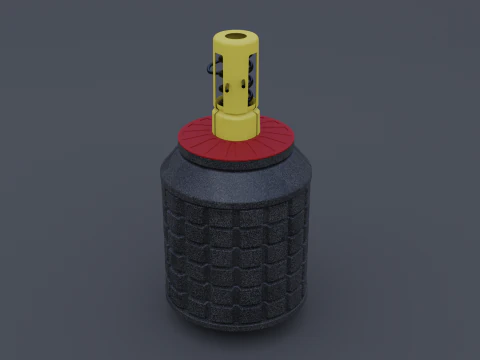 Japanese grenade type 96 3D Model