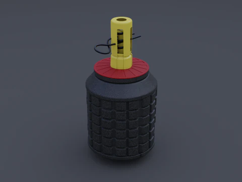 Japanese grenade type 96 3D Model