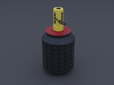 Japanese grenade type 96 3D 模型