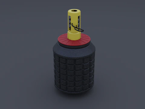 Japanese grenade type 96 3D Model