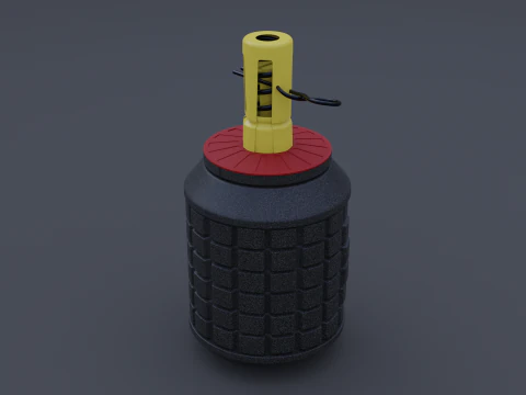 Japanese grenade type 96 3D Model