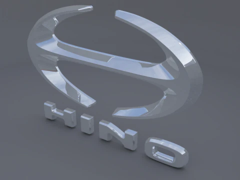 Hino logo 3D Model