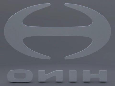 Hino logo 3D Model