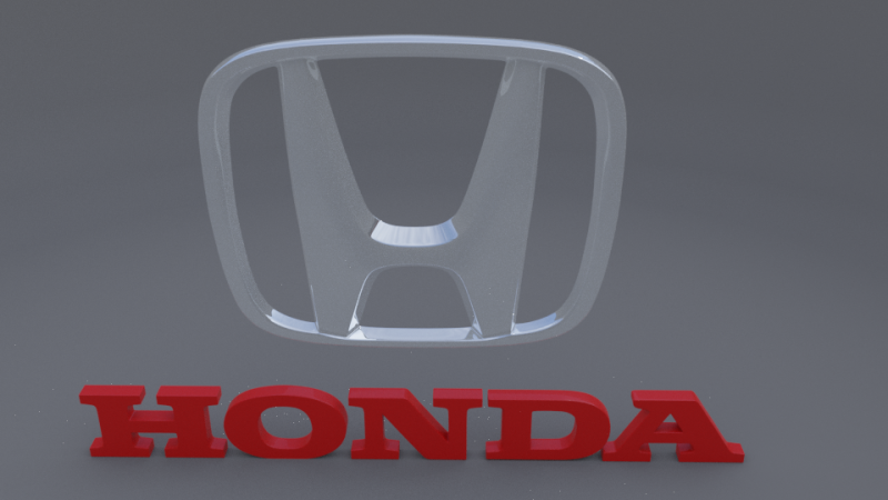 Honda logo 3Dモデル .c4d .max .obj .3ds .fbx .stl .blend 