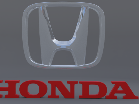 Honda logo 3Dモデル