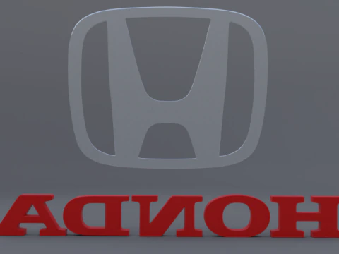 Honda logo 3D Model