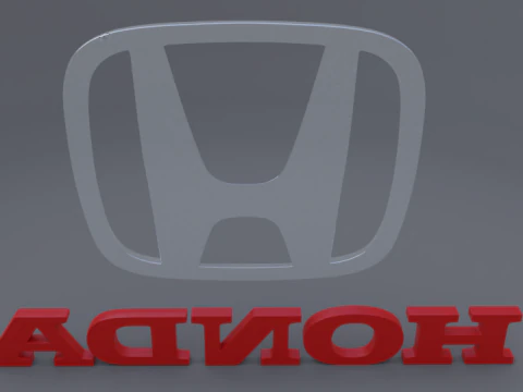 Honda logo 3D Model