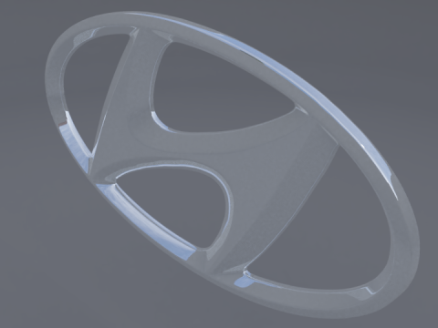 Hyundai Logo 3D 모델
