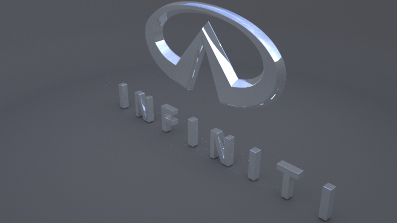 Infiniti logo Modello 3D .c4d .max .obj .3ds .fbx .stl .blend 