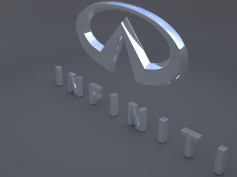 Infiniti logo 3D Model