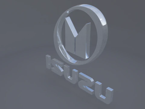Isuzu logo 3D Model