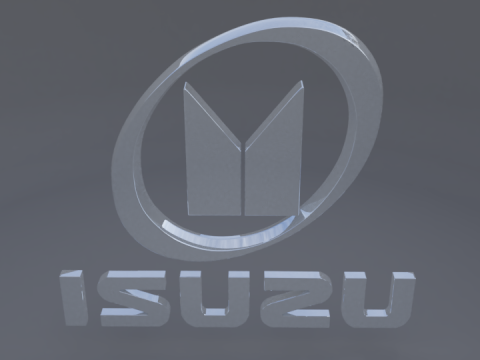 Isuzu logo 3D मॉडल