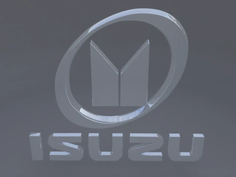 Isuzu logo 3D Model