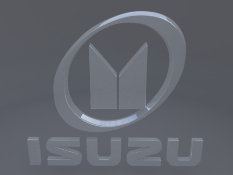 Isuzu logo 3D मॉडल