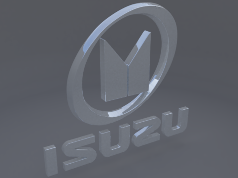Isuzu logo 3D मॉडल