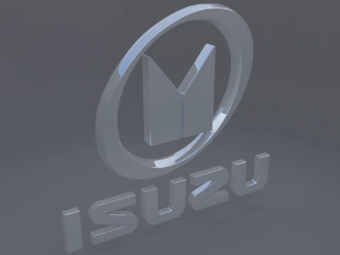 Isuzu logo 3D Model