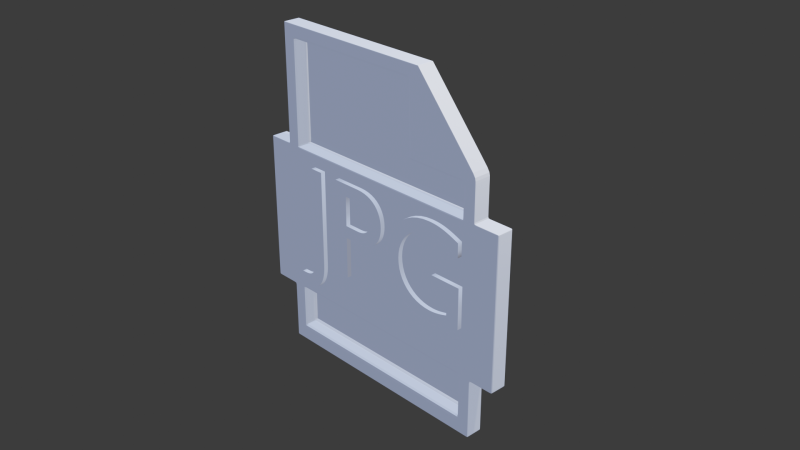 Jpg image 3D Модель .c4d .max .obj .3ds .fbx .stl .blend 