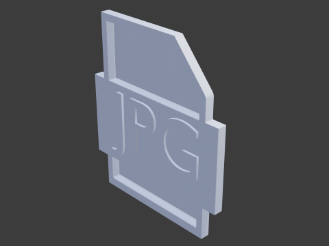 Jpg image 3D 모델