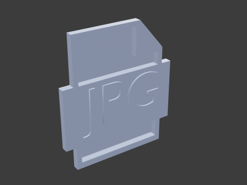 Jpg image 3D Модель