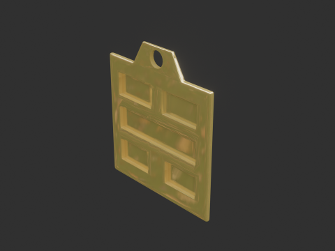 Bagua kan mk2 pendant 3D Model