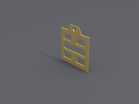 Bagua kan mk3 pendant 3D-Modell