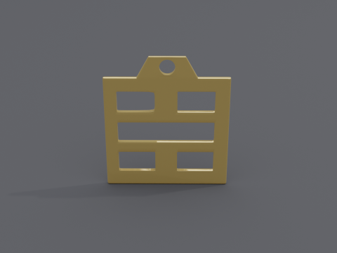 Bagua kan mk3 pendant 3D-Modell