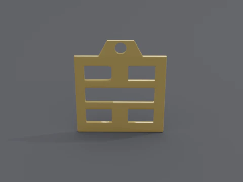 Bagua kan mk3 pendant 3D Model