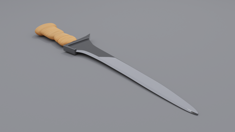 Keris melayu 3D-Modell .c4d .max .obj .3ds .fbx .stl .blend