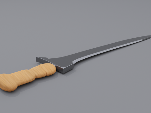 Keris melayu 3D-Modell