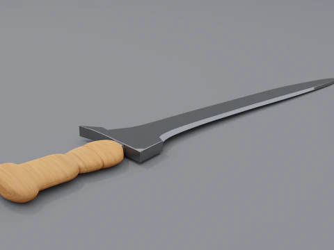 Keris melayu 3D Model