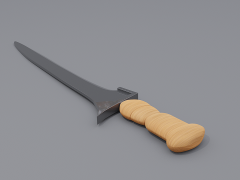Keris melayu 3D-Modell