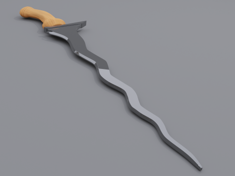 Keris mk2 3D 모델