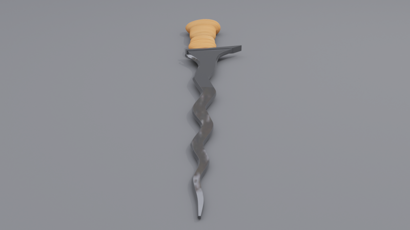 Keris mk3 3D Model .c4d .max .obj .3ds .fbx .stl .blend 