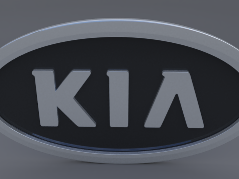 Kia logo 3D 모델